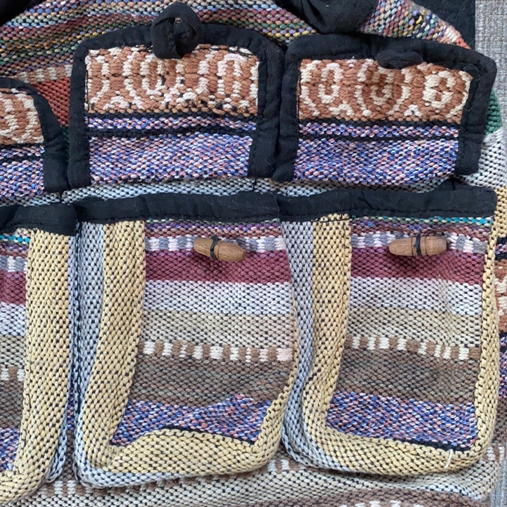 Handmade Boho backpack - Picture 5 of 7